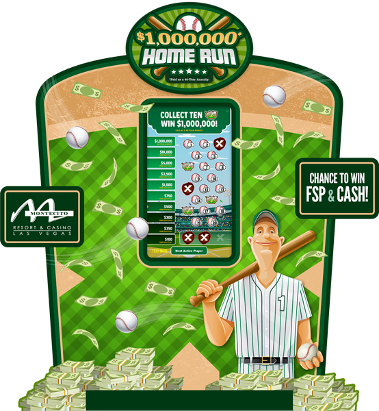 Home Run Baseball Strike-Out Game Board Promotion