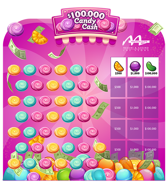 Candy Cash 8x8 Game Board