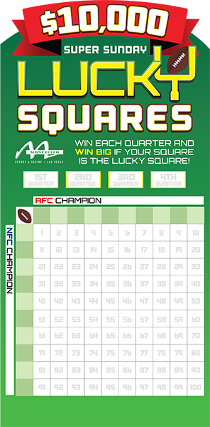 Lucky Squares Game Board