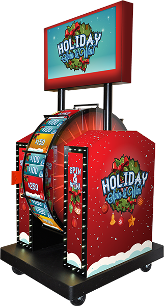 Holiday Spin and Win Super Prize Wheel Promotion