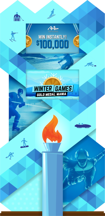 Winter Games Deluxe Kiosk