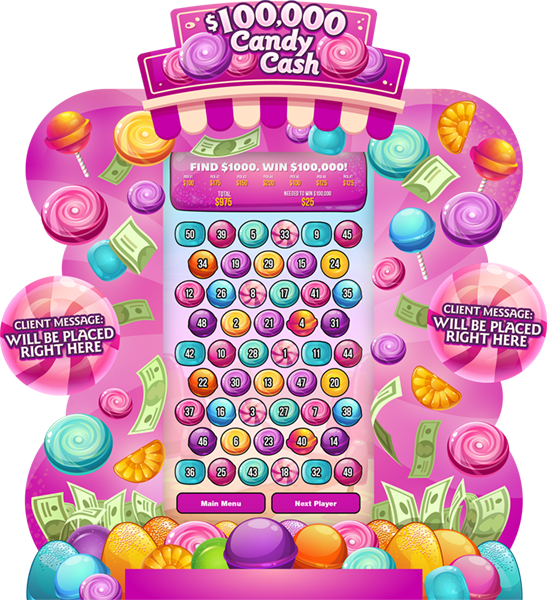 Candy Cash 80-inch e-Game Board
