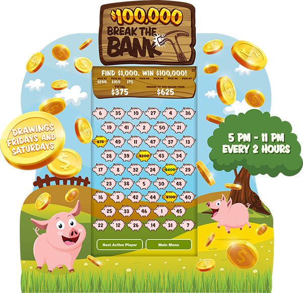Break the Bank 80-inch electronic Game Board Promotion