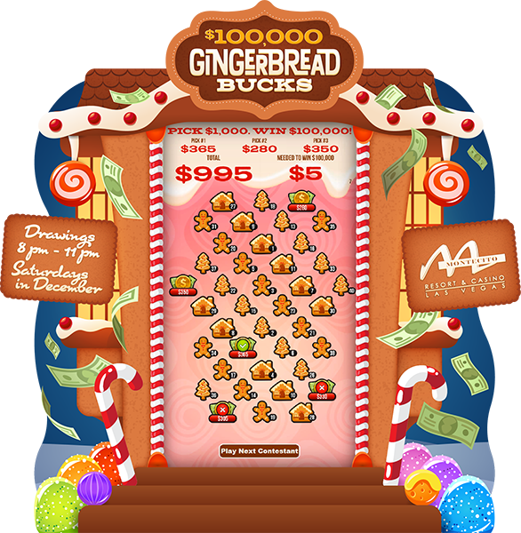 Gingerbread Bucks 80-in e-Game Board