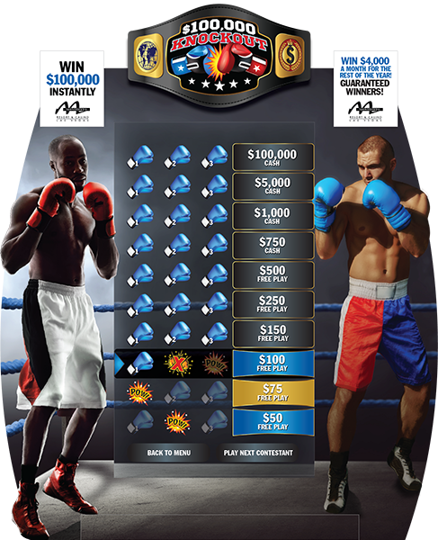 Boxing Knockout e-Game Board