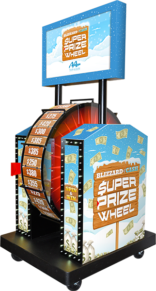 Blizzard of Cash Super Prize Wheel - Mechanical