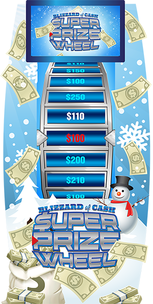 Blizzard of Cash Super Prize Wheel - Virtual
