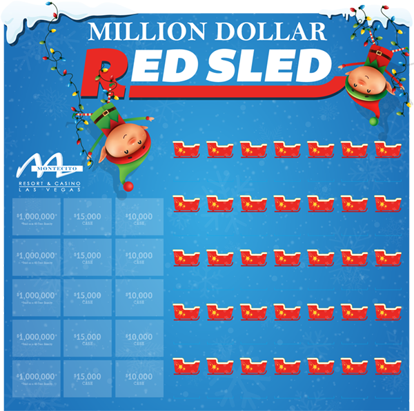 Big Red Sled Game Board
