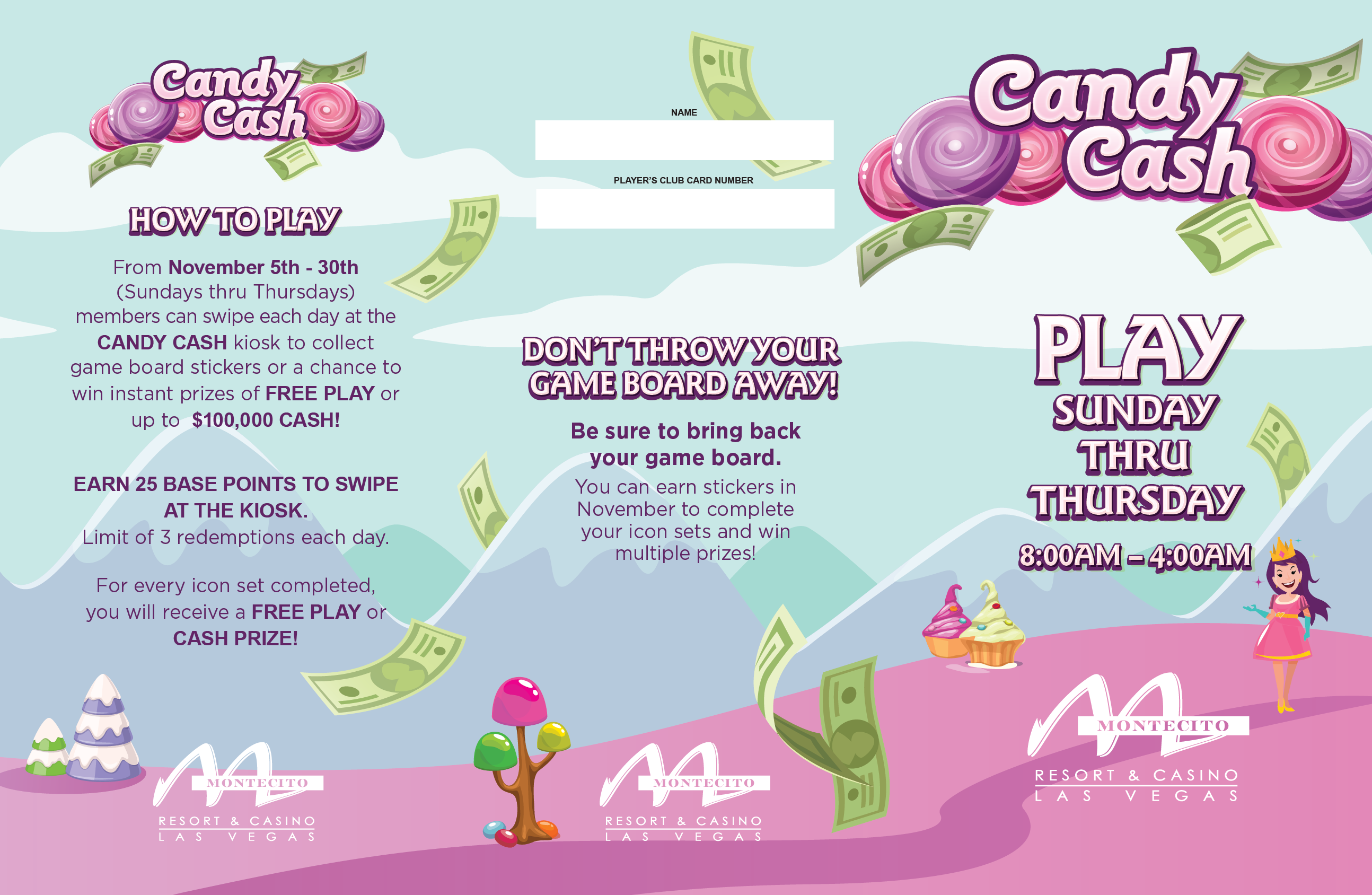 Candy Cash Collect & Win Game