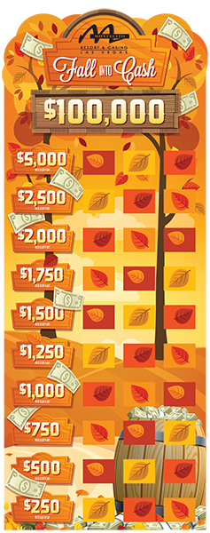 Fall into Cash Game Board