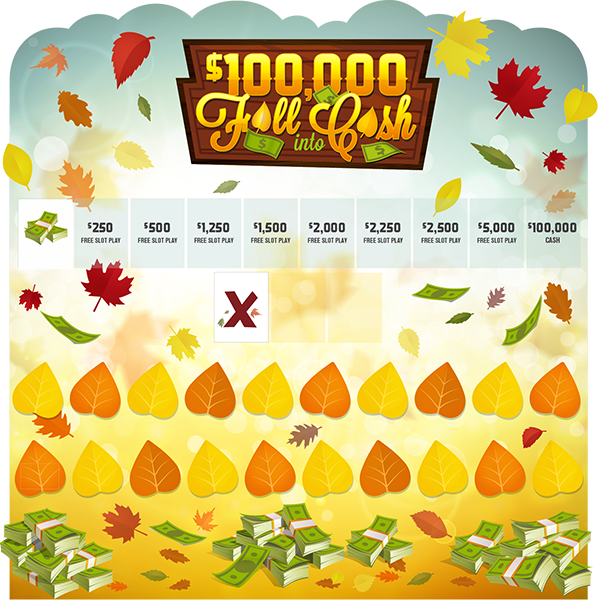 Fall Into Cash 8x8 Game Board