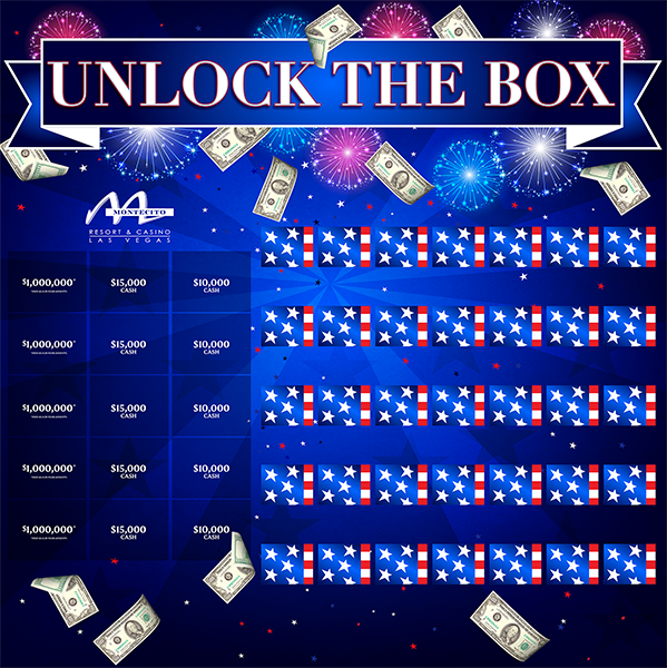 4th of July Unlock the Box Game Board