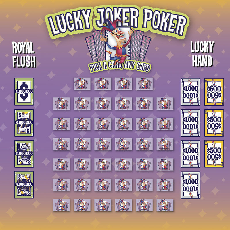 Lucky Joker Poker Game Board