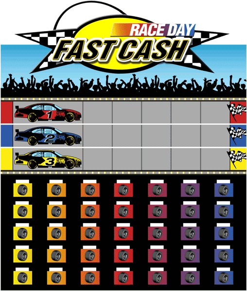 Race Day Fast Cash Game Board