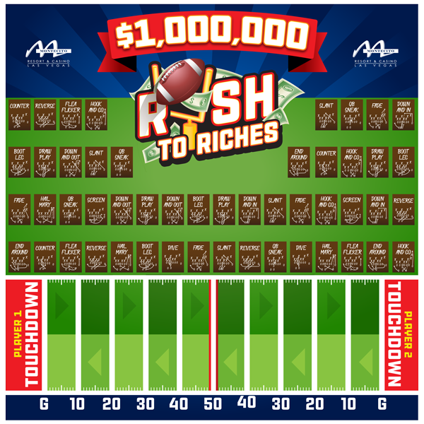 Rush to Riches Multi Player Game Board