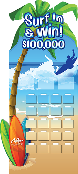 Surf In and Win Game Board