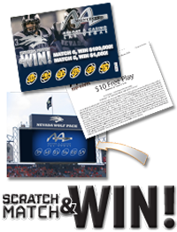 Gaming Scratch, Match & Win