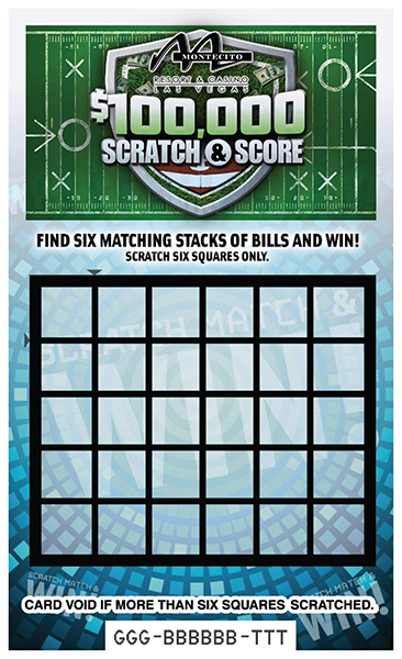 Scratch and Score Card