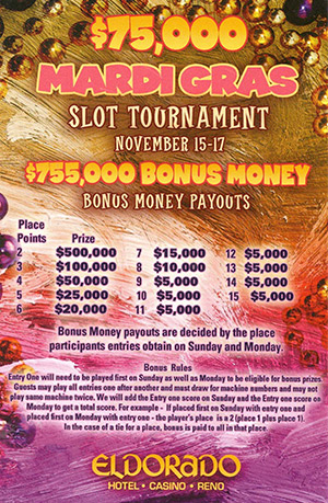 Slot promotions