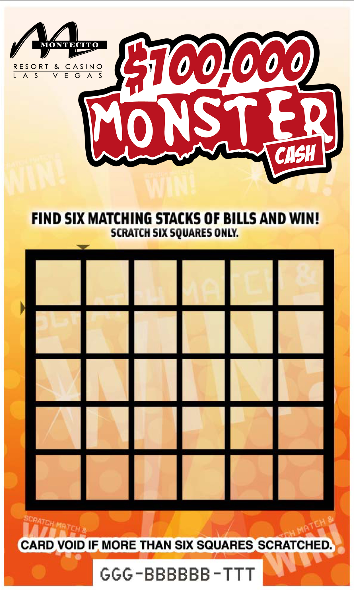 Monster Cash Scratch Cards