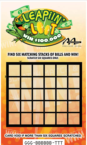 Leapin Loot Scratch Card