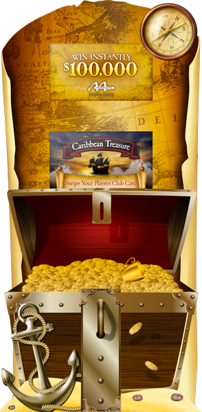 Caribbean Treasure Deluxe Kiosk