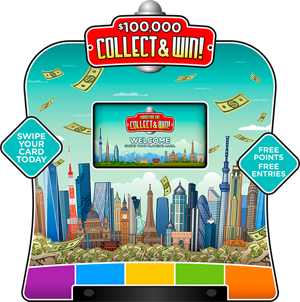 Collect and Win Super Kiosk
