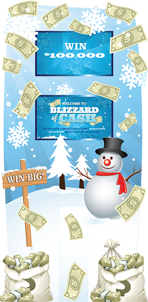 Blizzard of Cash Deluxe Kiosk