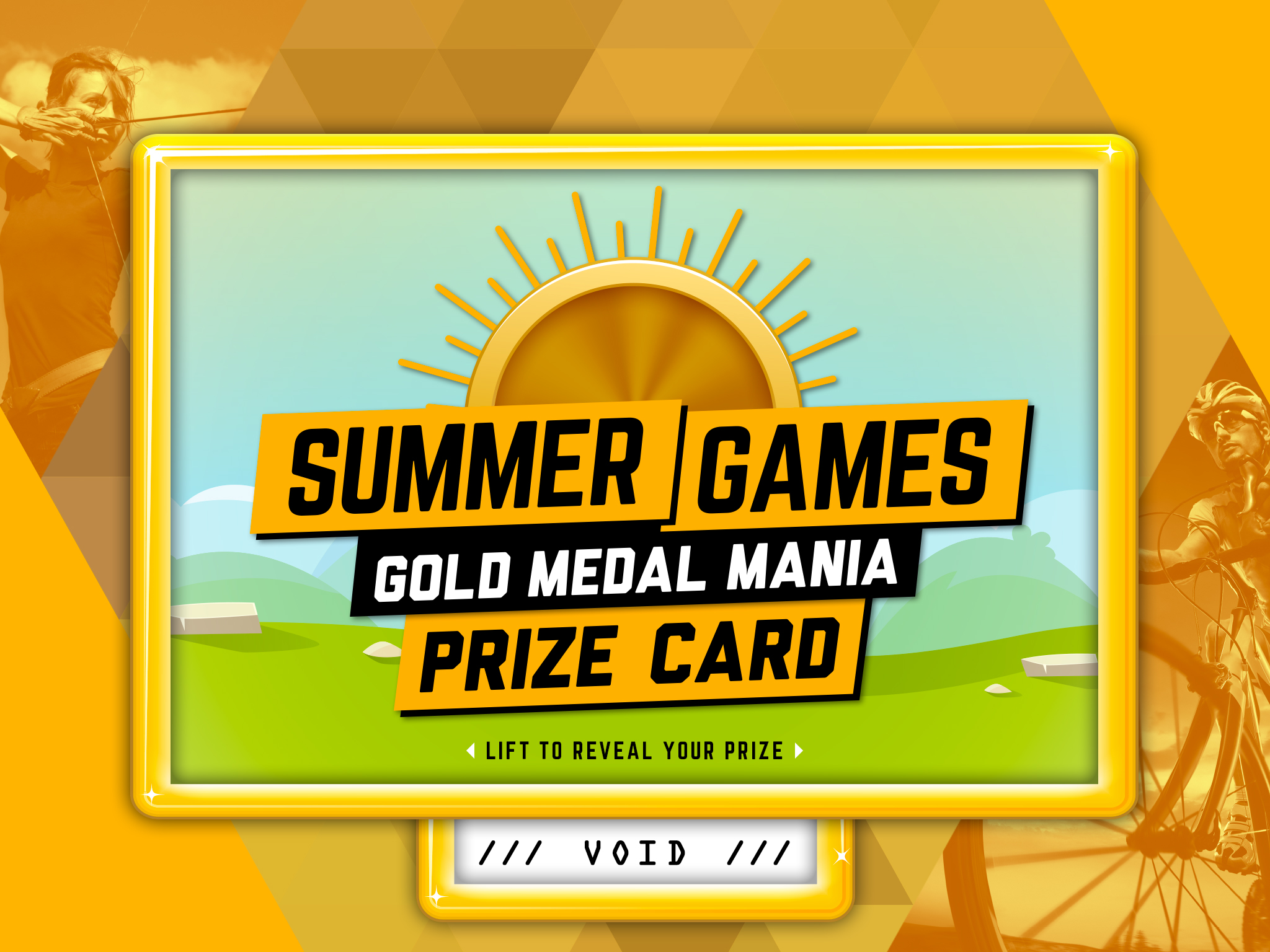 Summer Games Pull Tab - Closed