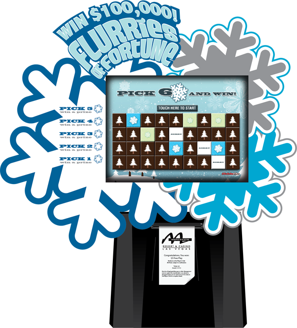 Flurries of Fortune Lite Kiosk