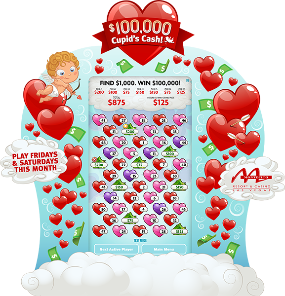 Cupid's Cash electronic Game Board Promotion