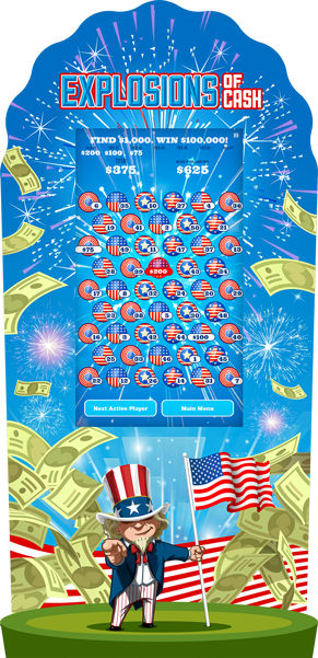 Explosion of Cash e-Game Board