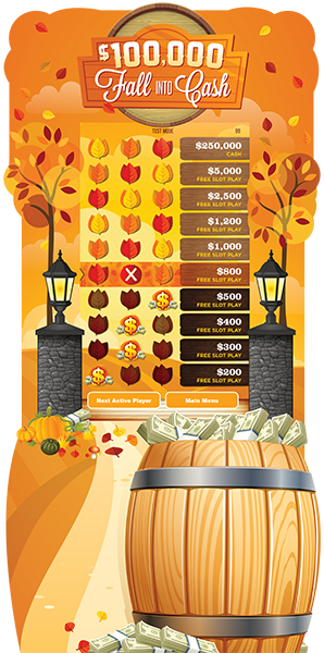 Fall Into Cash 50-inch e-Game Board