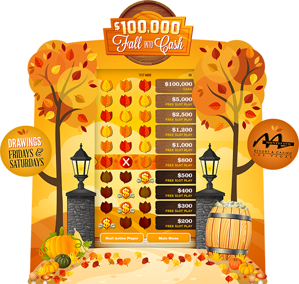 Fall Into Cash e-Game Board