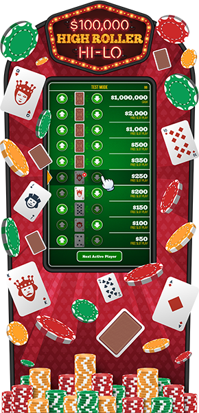 Poker High Roller e-Game Board 50-inch