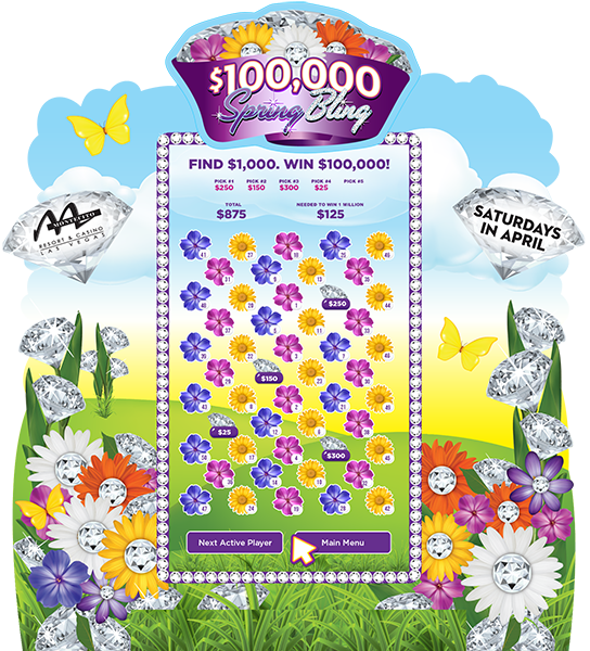 Spring Bling 80-inch e-Game Board