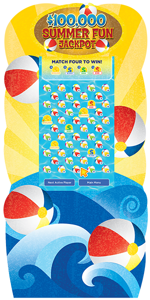 Summer Fun Jackpot e-Game Board