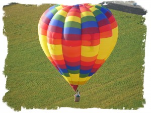 dice drop promotion - hot air balloon