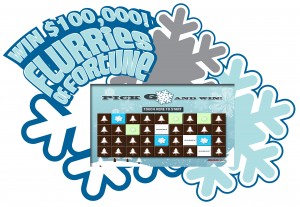 casino promotion: flurries of fortune hot seat tablet