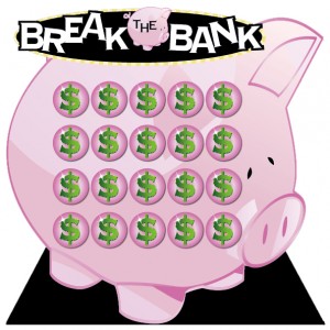 casino promotion - break the bank game board
