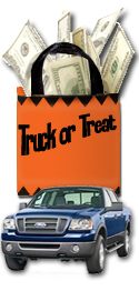 lucky envelopes promotion - truck or treat