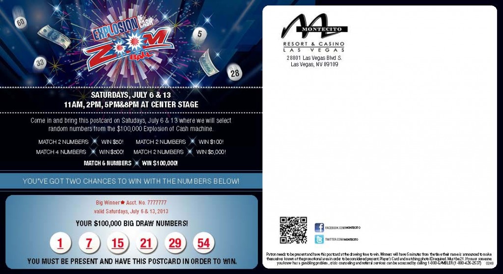 Midweek Casino TrafficDriving Mailer