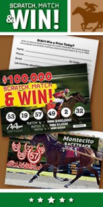 Scratch, Match, Win - Horse Racing - Spring Casino Promotion Ideas