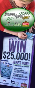 Scratch Match Win $25K - Media Contest Ideas