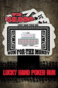 poker run contest - lucky hand