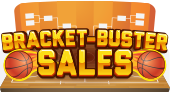 basketball promotion idea - bracket buster sale